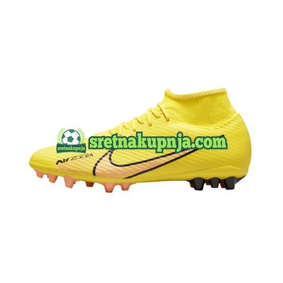 Nike Air Zoom Mercurial Superfly IX Academy AG AG Lucent Ružičasta Žuta boja Nogometne kopačke