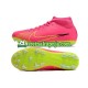 Nike Air Zoom Mercurial Superfly IX Academy AG Ružičasta zelena Nogometne kopačke