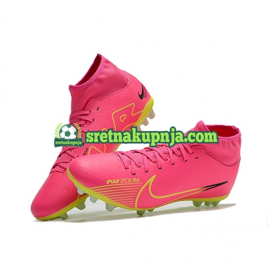 Nike Air Zoom Mercurial Superfly IX Academy AG Ružičasta zelena Nogometne kopačke