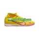 Nike Air Zoom Mercurial Superfly IX Academy IC Halle Lucent Ružičasta Žuta boja Nogometne kopačke