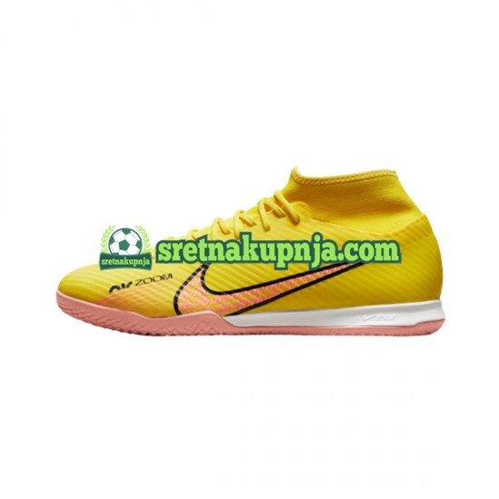 Nike Air Zoom Mercurial Superfly IX Academy IC Halle Lucent Ružičasta Žuta boja Nogometne kopačke