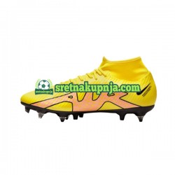 Nike Air Zoom Mercurial Superfly IX Academy SG Pro Lucent AC Ružičasta Žuta boja Nogometne kopačke