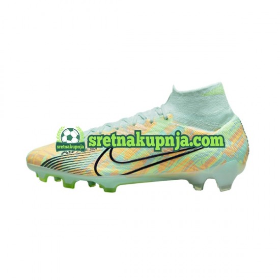 Nike Air Zoom Mercurial Superfly IX Bonded Elite FG Plava zelena Nogometne kopačke