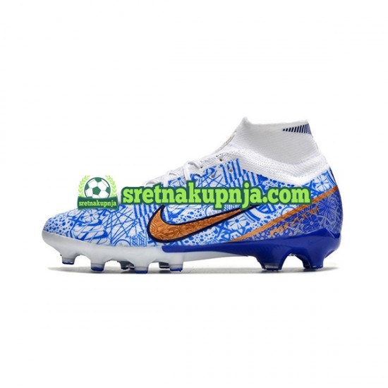 Nike Air Zoom Mercurial Superfly IX Elite AG Plava Nogometne kopačke