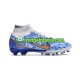 Nike Air Zoom Mercurial Superfly IX Elite AG Plava Nogometne kopačke