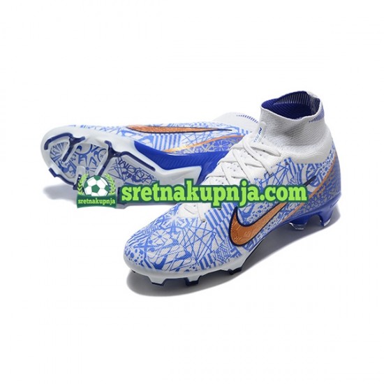 Nike Air Zoom Mercurial Superfly IX Elite FG Zlato Plava Bijela Nogometne kopačke