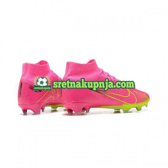 Nike Air Zoom Mercurial Superfly IX Elite FG Crvena zelena Nogometne kopačke