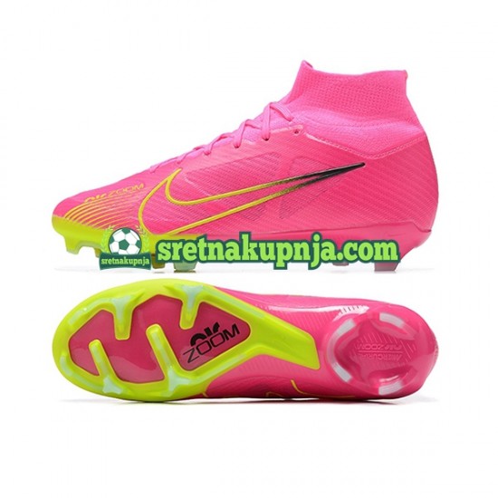 Nike Air Zoom Mercurial Superfly IX Elite FG Crvena zelena Nogometne kopačke