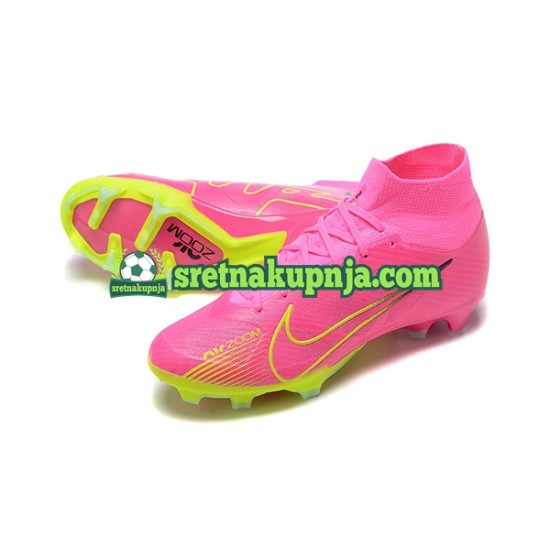 Nike Air Zoom Mercurial Superfly IX Elite FG Crvena zelena Nogometne kopačke