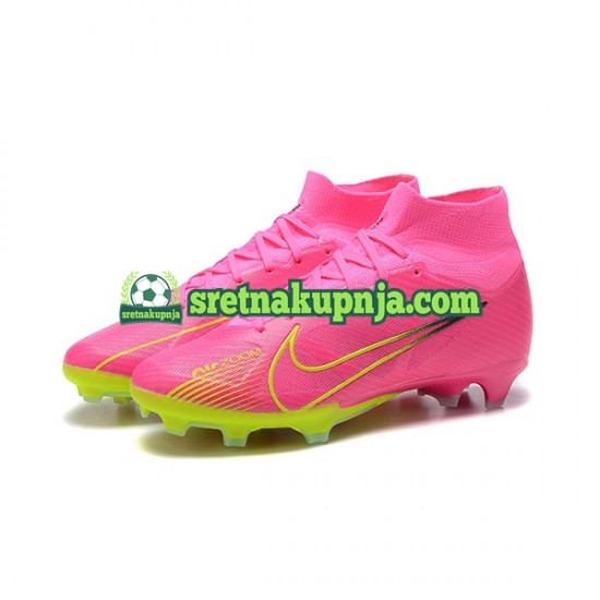 Nike Air Zoom Mercurial Superfly IX Elite FG Crvena zelena Nogometne kopačke