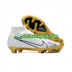 Nike Air Zoom Mercurial Superfly IX Elite FG Zlato Bijela Nogometne kopačke