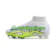 Nike Air Zoom Mercurial Superfly IX Elite FG Bijela zelena Nogometne kopačke