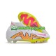 Nike Air Zoom Mercurial Superfly IX Elite FG Ružičasta Žuta boja Bijela Nogometne kopačke