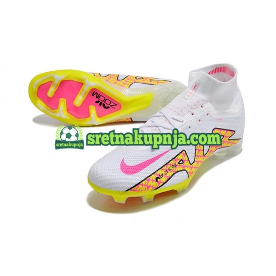 Nike Air Zoom Mercurial Superfly IX Elite FG Ružičasta Žuta boja Bijela Nogometne kopačke