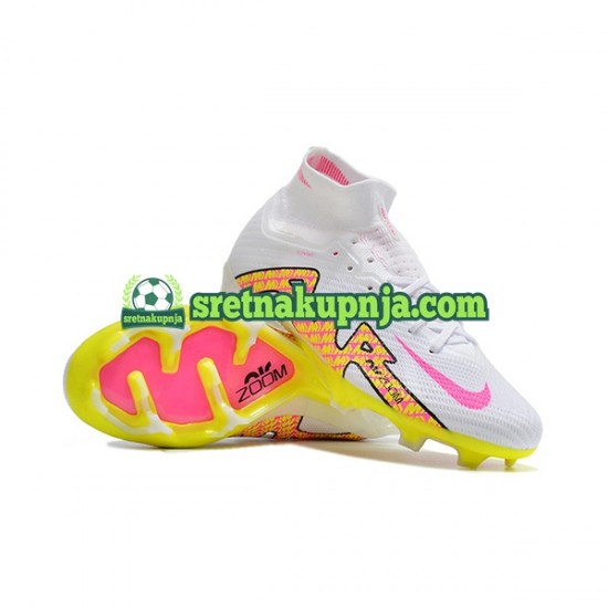 Nike Air Zoom Mercurial Superfly IX Elite FG Ružičasta Žuta boja Bijela Nogometne kopačke