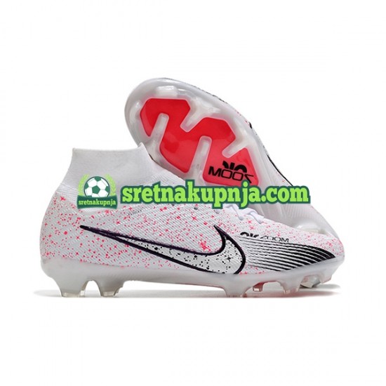 Nike Air Zoom Mercurial Superfly IX Elite FG Crvena Bijela Crno Nogometne kopačke