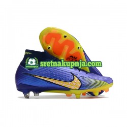 Nike Air Zoom Mercurial Superfly IX Elite SG Plava Žuta boja Nogometne kopačke