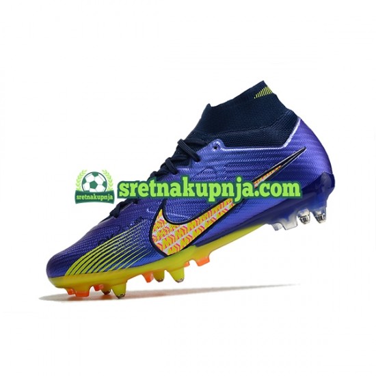 Nike Air Zoom Mercurial Superfly IX Elite SG Plava Žuta boja Nogometne kopačke