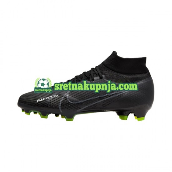 Nike Air Zoom Mercurial Superfly IX Shadow Pro FG Sivo Crno Nogometne kopačke