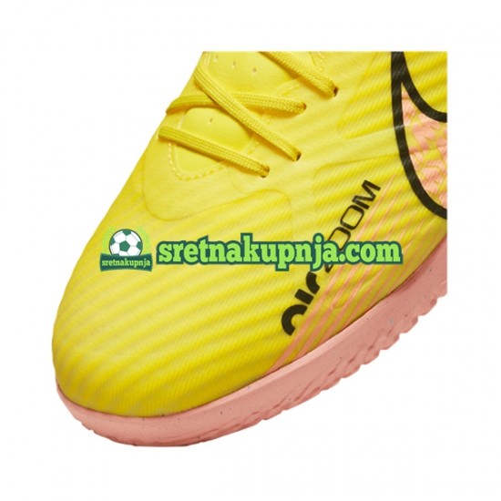 Nike Air Zoom Mercurial Vapor XV Academy IC Halle Lucent Ružičasta Žuta boja Nogometne kopačke
