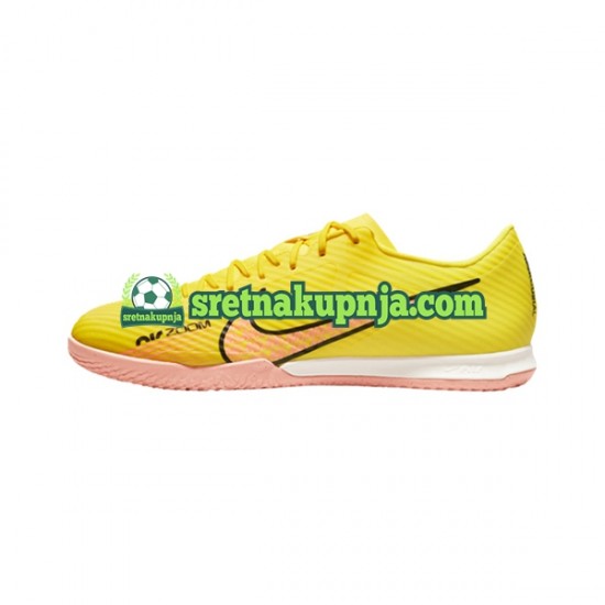 Nike Air Zoom Mercurial Vapor XV Academy IC Halle Lucent Ružičasta Žuta boja Nogometne kopačke