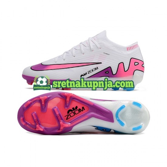Nike Air Zoom Mercurial Vapor XV Elite AG Ljubičasta Ružičasta Bijela Nogometne kopačke