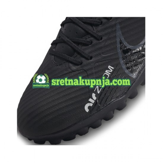 Nike Air Zoom Mercurial Vapor XV Shadow Academy TF Sivo Crno Nogometne kopačke