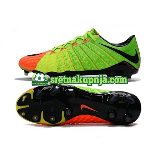 Nike HyperVenom Phantom III Elite FG naranča zelena Nogometne kopačke