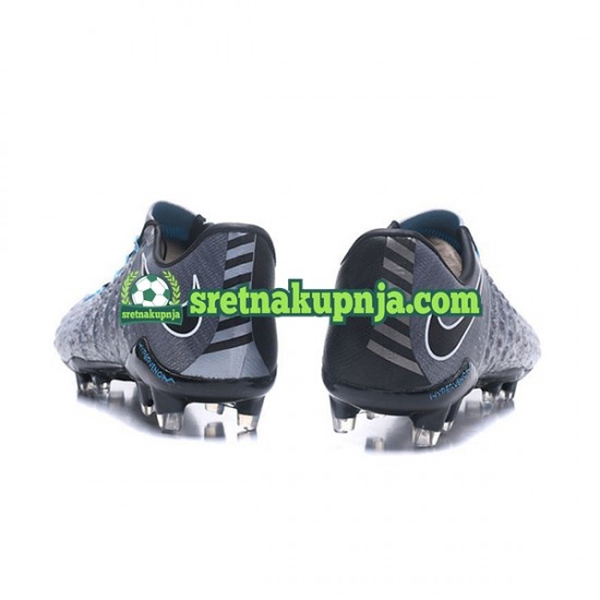 Nike HyperVenom Phantom III Elite FG Sivo Crno Nogometne kopačke