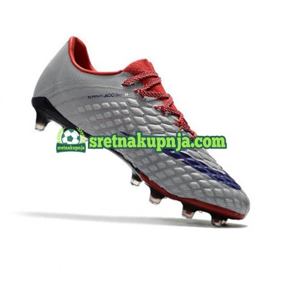 Nike HyperVenom Phantom III Elite FG Crvena Sivo Nogometne kopačke