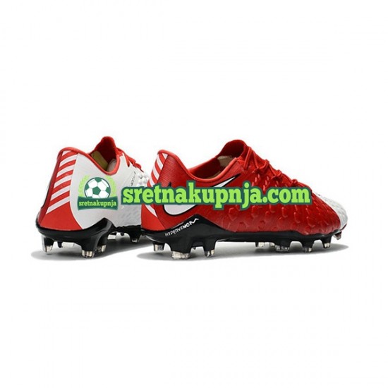 Nike HyperVenom Phantom III Elite FG Crvena Bijela Nogometne kopačke