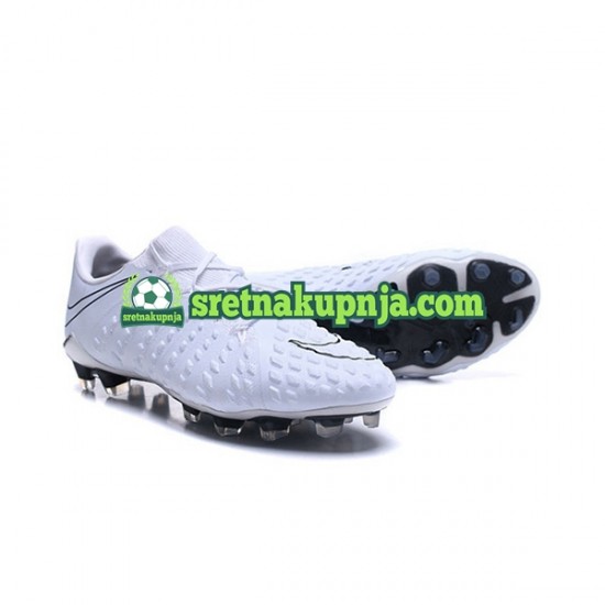 Nike HyperVenom Phantom III Elite FG Bijela Nogometne kopačke