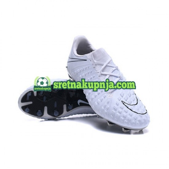 Nike HyperVenom Phantom III Elite FG Bijela Nogometne kopačke