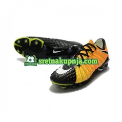 Nike HyperVenom Phantom III Elite FG Žuta boja Crno Nogometne kopačke
