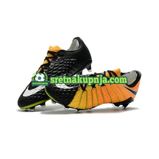 Nike HyperVenom Phantom III Elite FG Žuta boja Crno Nogometne kopačke