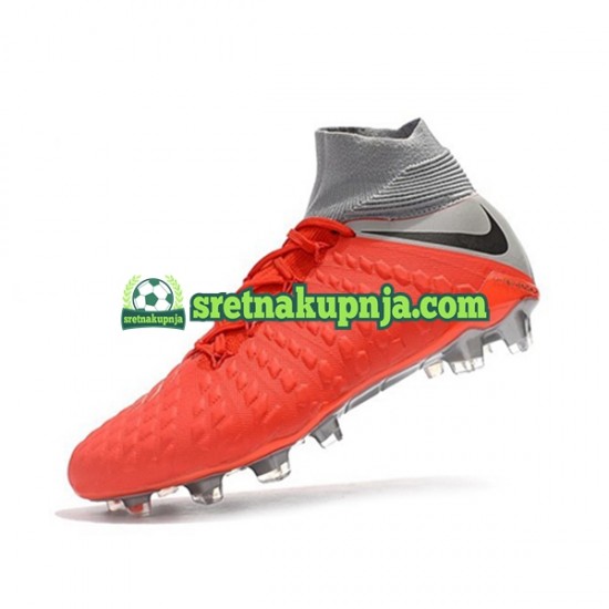 Nike Hypervenom Phantom 3 Elite DF FG Crvena Sivo Nogometne kopačke