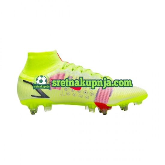 Nike Mercurial Superfly VIII Motivation Elite SG Pro AC Crvena Žuta boja Nogometne kopačke