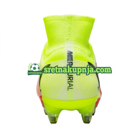 Nike Mercurial Superfly VIII Motivation Elite SG Pro AC Crvena Žuta boja Nogometne kopačke