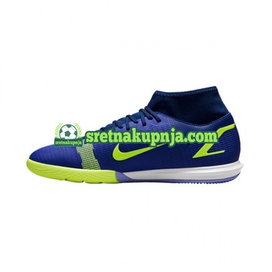 Nike Mercurial Superfly VIII Recharge Academy IC Plava Žuta boja Nogometne kopačke