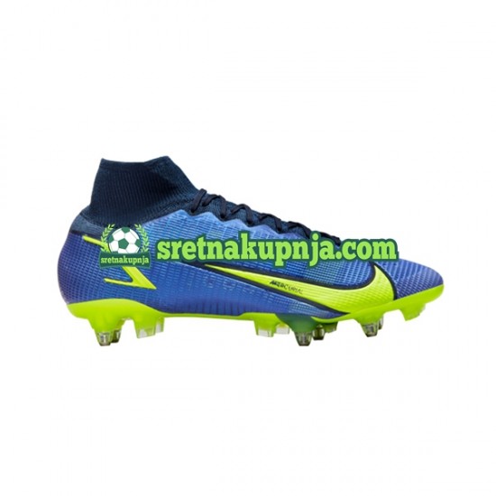 Nike Mercurial Superfly VIII Recharge Elite SG Pro AC Plava Žuta boja Nogometne kopačke