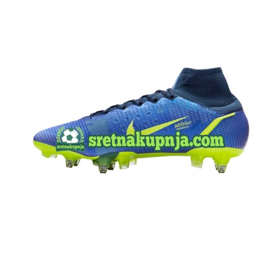 Nike Mercurial Superfly VIII Recharge Elite SG Pro AC Plava Žuta boja Nogometne kopačke