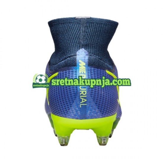 Nike Mercurial Superfly VIII Recharge Elite SG Pro AC Plava Žuta boja Nogometne kopačke
