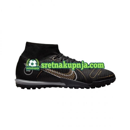 Nike Mercurial Superfly VIII Shadow Academy TF Crno Nogometne kopačke
