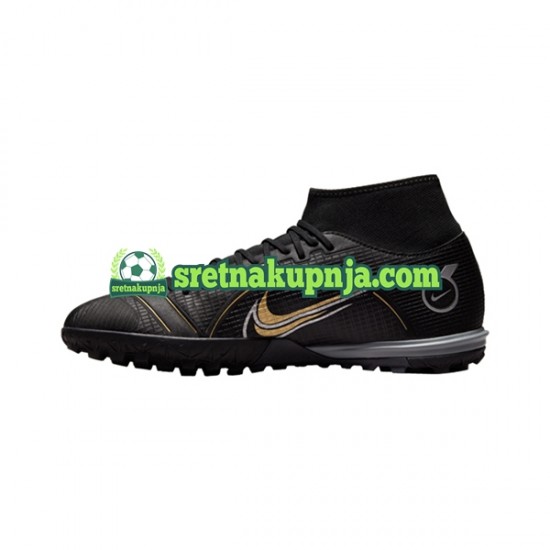 Nike Mercurial Superfly VIII Shadow Academy TF Crno Nogometne kopačke