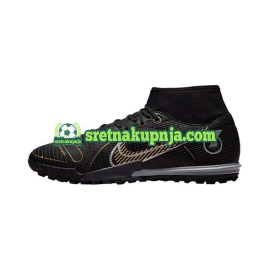 Nike Mercurial Superfly VIII Shadow Academy TF Crno Nogometne kopačke