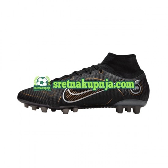 Nike Mercurial Superfly VIII Shadow Elite AG Crno Nogometne kopačke