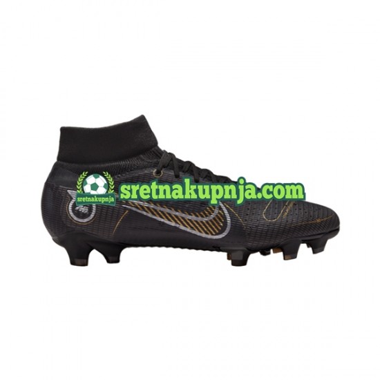 Nike Mercurial Superfly VIII Shadow Pro FG Crno Nogometne kopačke