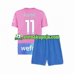 Dječja Treći Dresova AC Milan Christian Pulisic 11 2023-2024 Kratkih Rukava