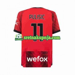 Muškarci Domaći Home Dresova AC Milan Christian Pulisic 11 2023-2024 Kratkih Rukava