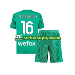 Dječja Domaći Home Golmanski Dresova AC Milan Mike Maignan 16 2023-2024 Kratkih Rukava
